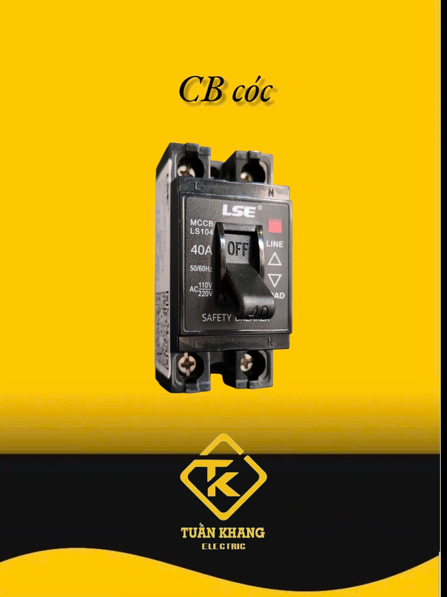 CẦU DAO TỰ ĐỘNG LS104 (CB cóc LSE)