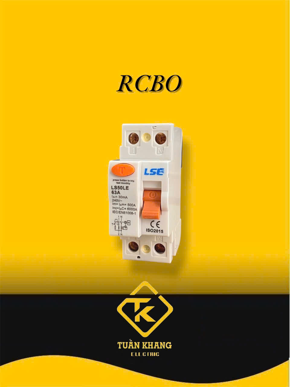RCBO LS50LE – Bảo vệ điện thông minh, nhỏ gọn, hiệu quả cao