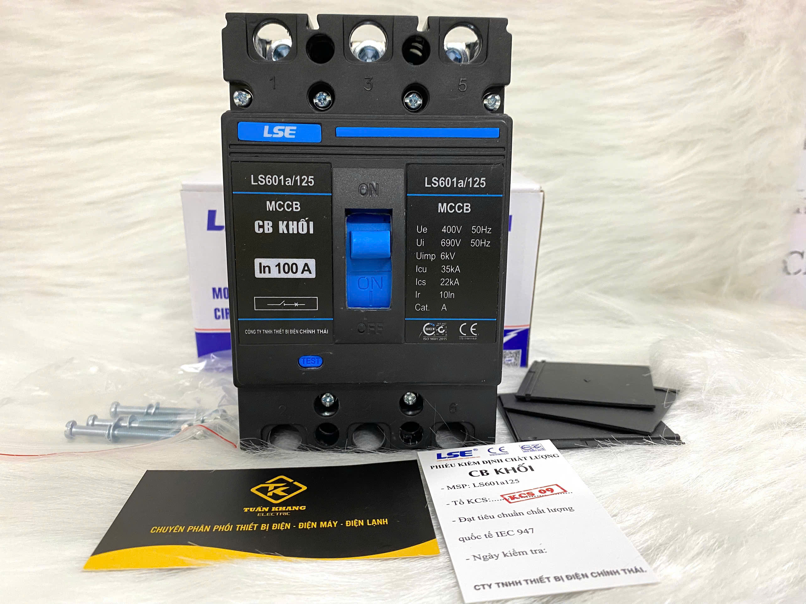 CB khối 3 pha LSE 40A Đến 125A - (MCCB 3 pha) LS601A/125