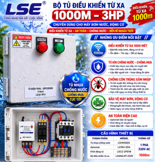 Bộ Tủ Điều Khiển Từ Xa LSE