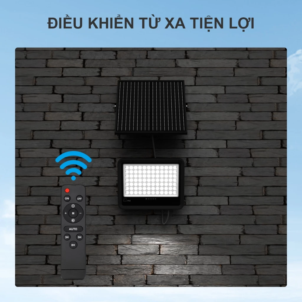 đèn pha năng lượng mặt trời megaman