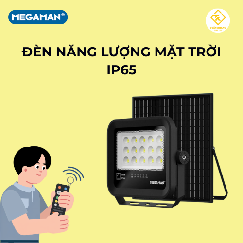 Đèn pha năng lượng mặt trời Megaman YTFL002SL 100W 200W thông minh