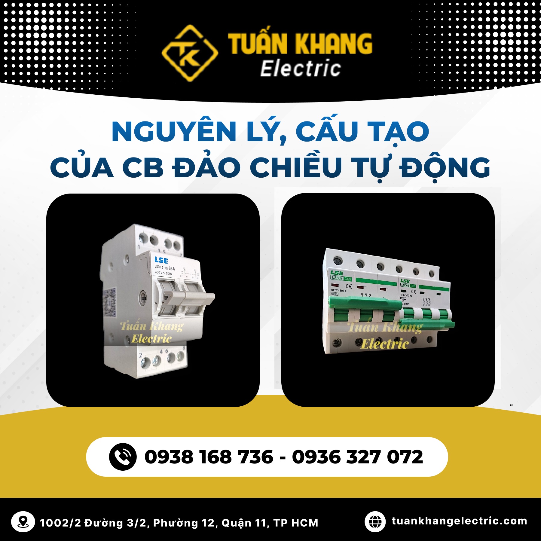 Nguyên lý, cấu tạo của CB đảo chiều tự động