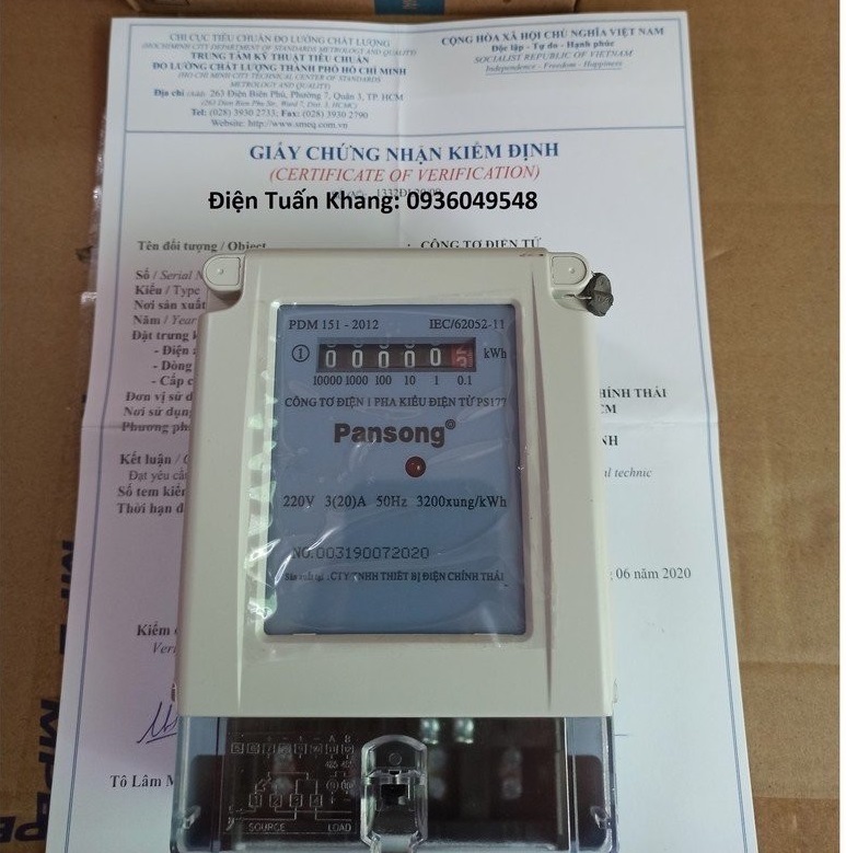 công tơ điện tử pansong