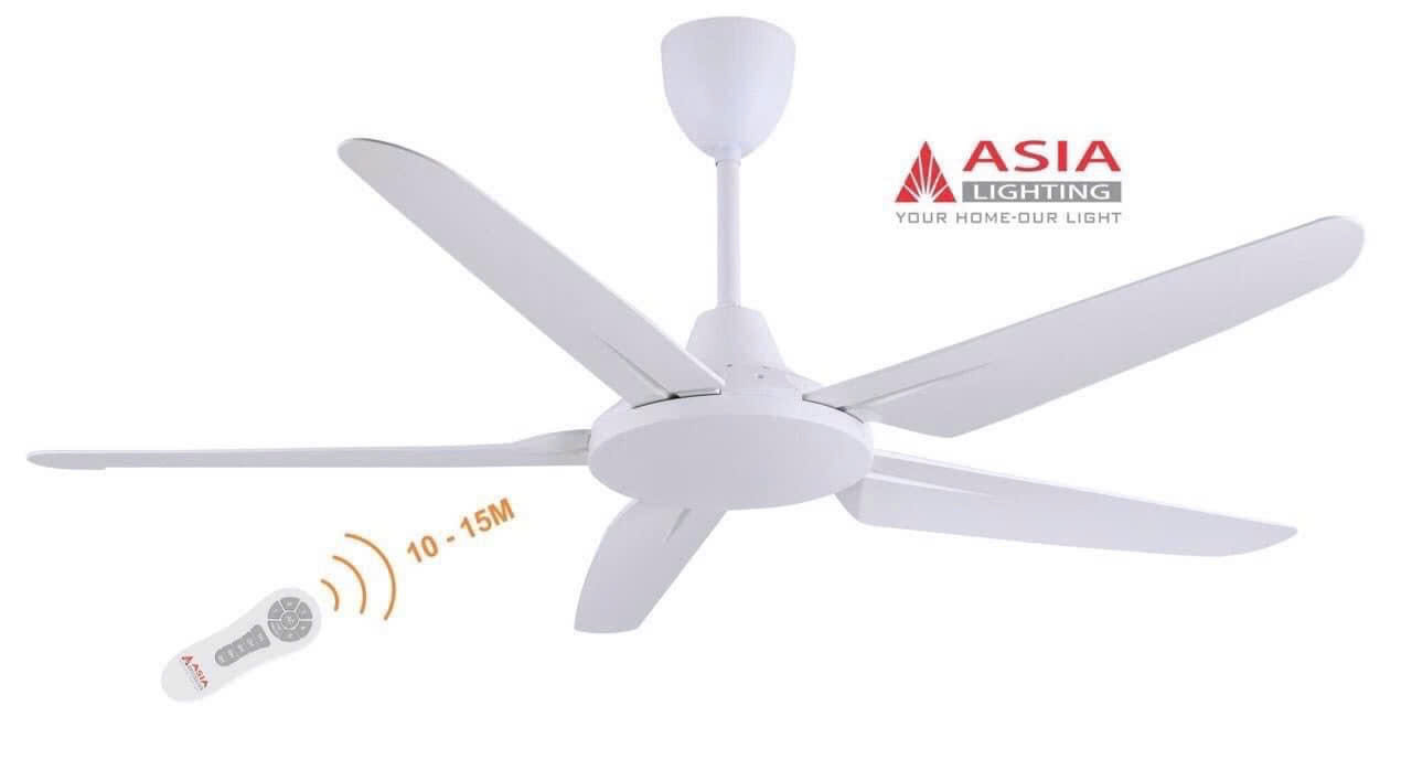 Quạt Trần Cao Cấp ASIA - QT05-T-01- Màu Trắng
