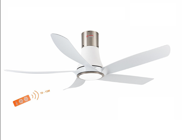Quạt trần đèn 5 cánh vát cong ASIA LIGHTING hiện đại QT14