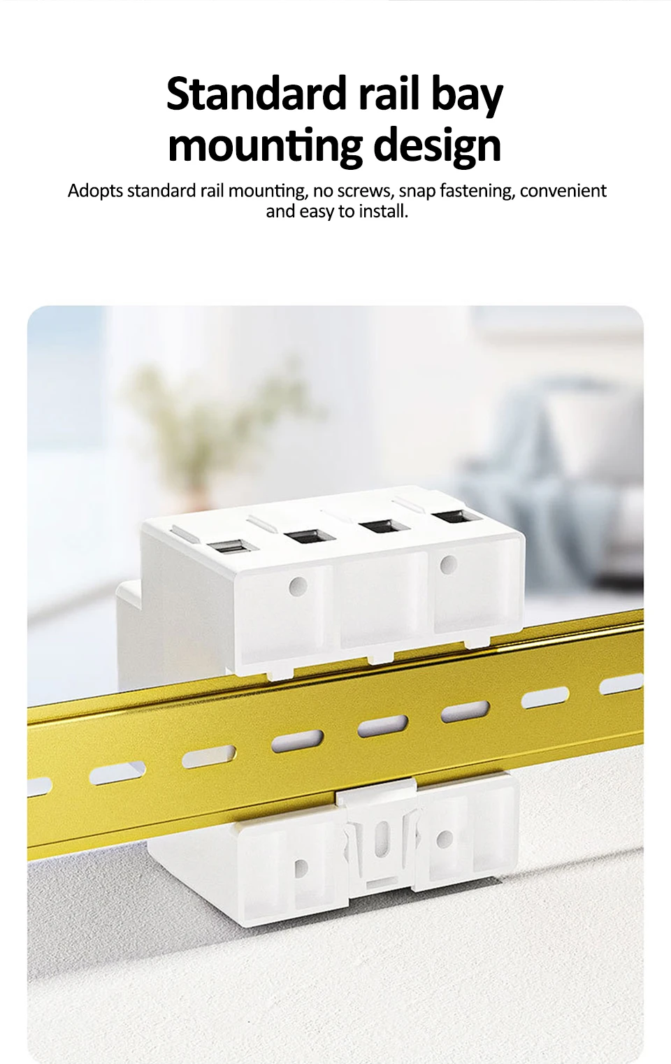 Đồng hồ đo điện đa chức năng Tuya KWS-306WF kết nối Wifi 3 pha thông minh