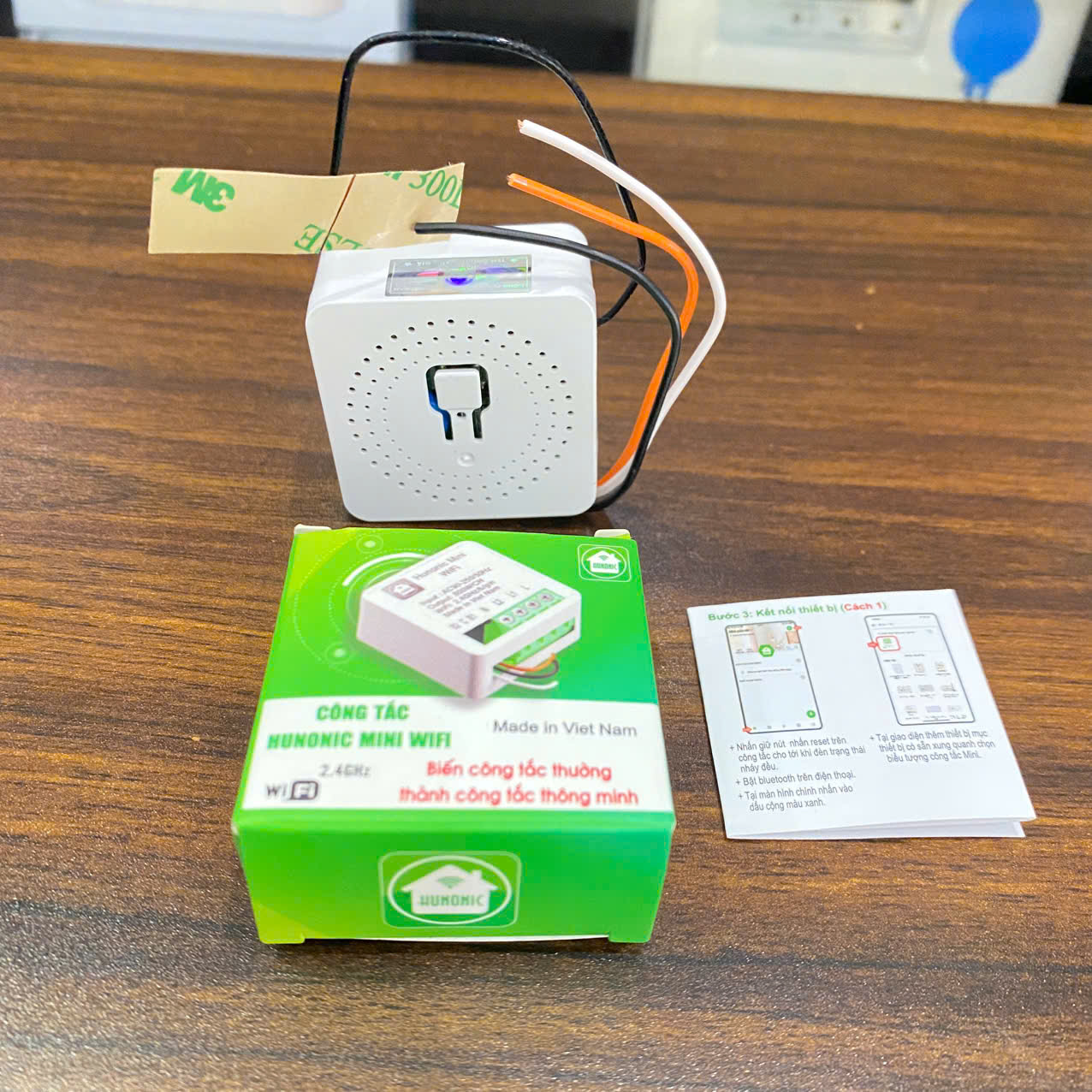 Công tắc thông minh Hunonic wifi mini