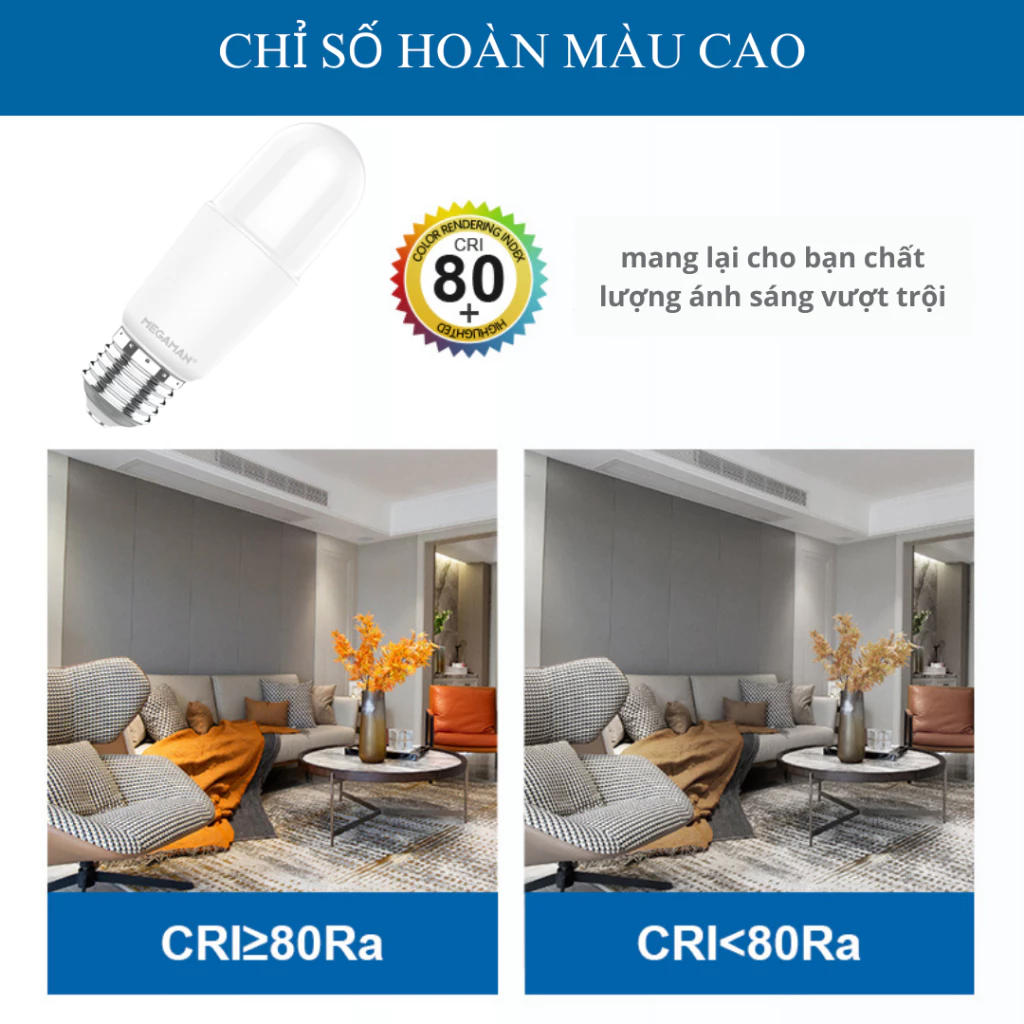 Bóng đèn LED Stick trụ thân dài Megaman YTP 5W – 15W tiết kiệm điện