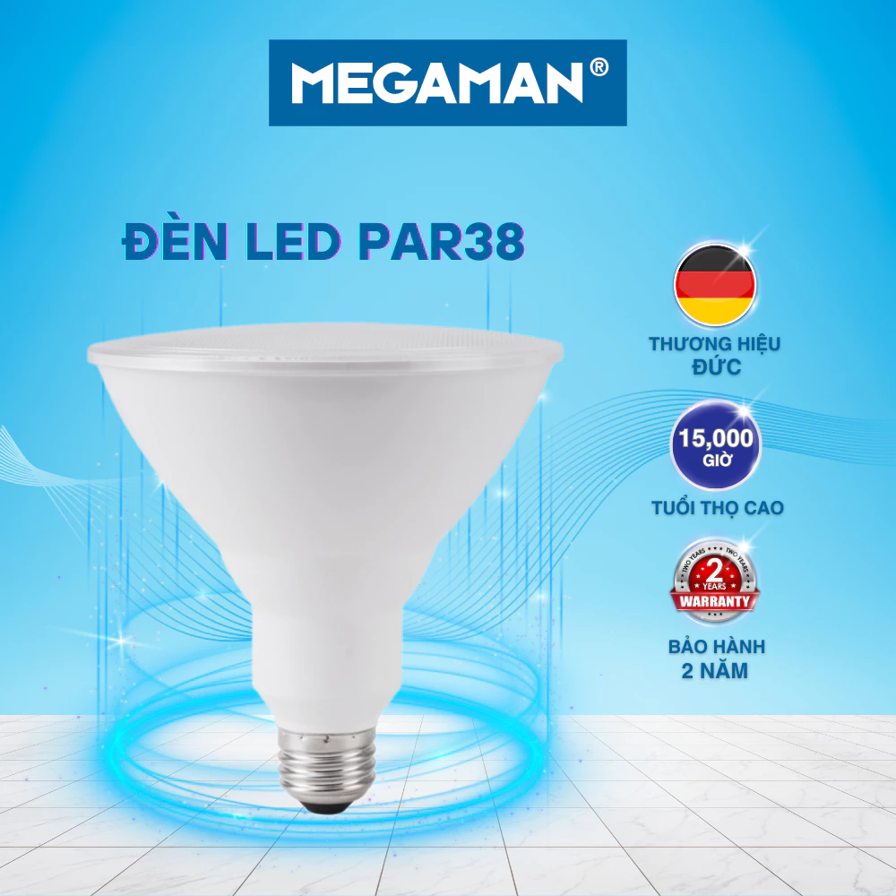 Bóng đèn LED PAR Megaman PAR30/PAR38 tiết kiệm điện