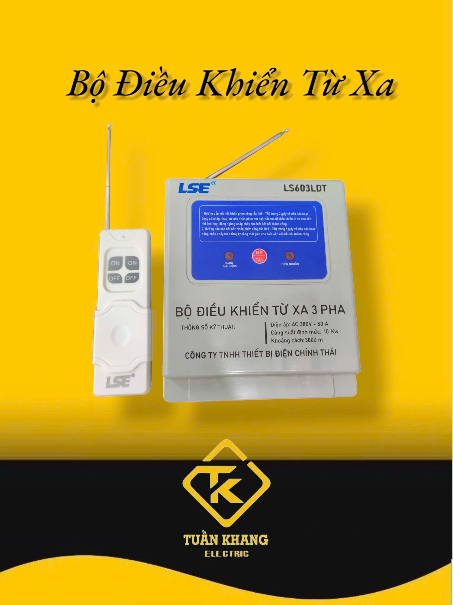 BỘ ĐIỀU KHIỂN TỪ XA CÔNG SUẤT LỚN 10KW - LS603