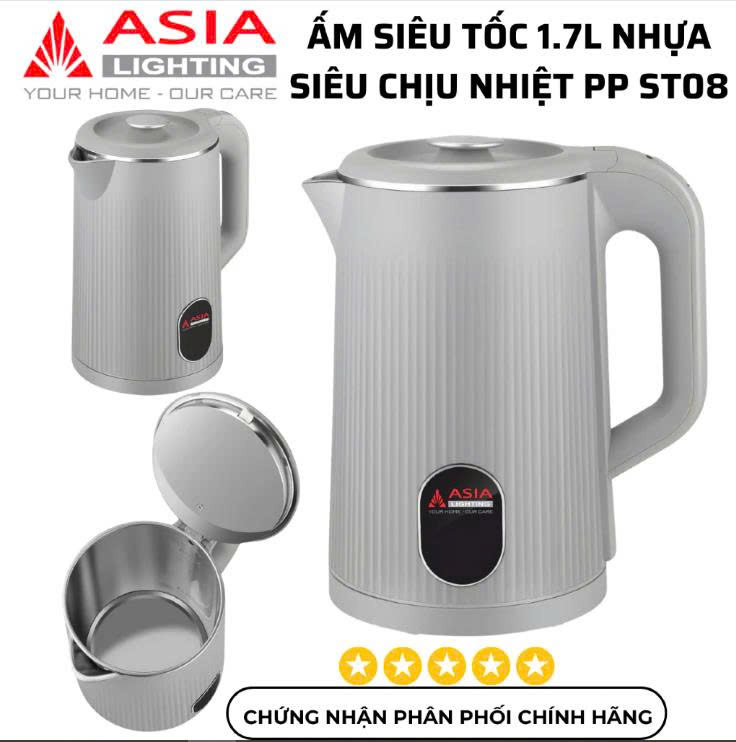 ẤM ĐUN SIÊU TỐC ASIA LIGHTING ST-08 – 1.7 LÍT