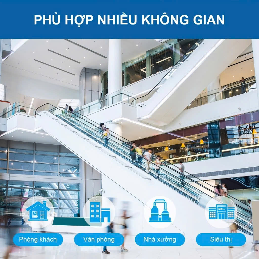 đèn led bán nguyệt 1m2 megaman